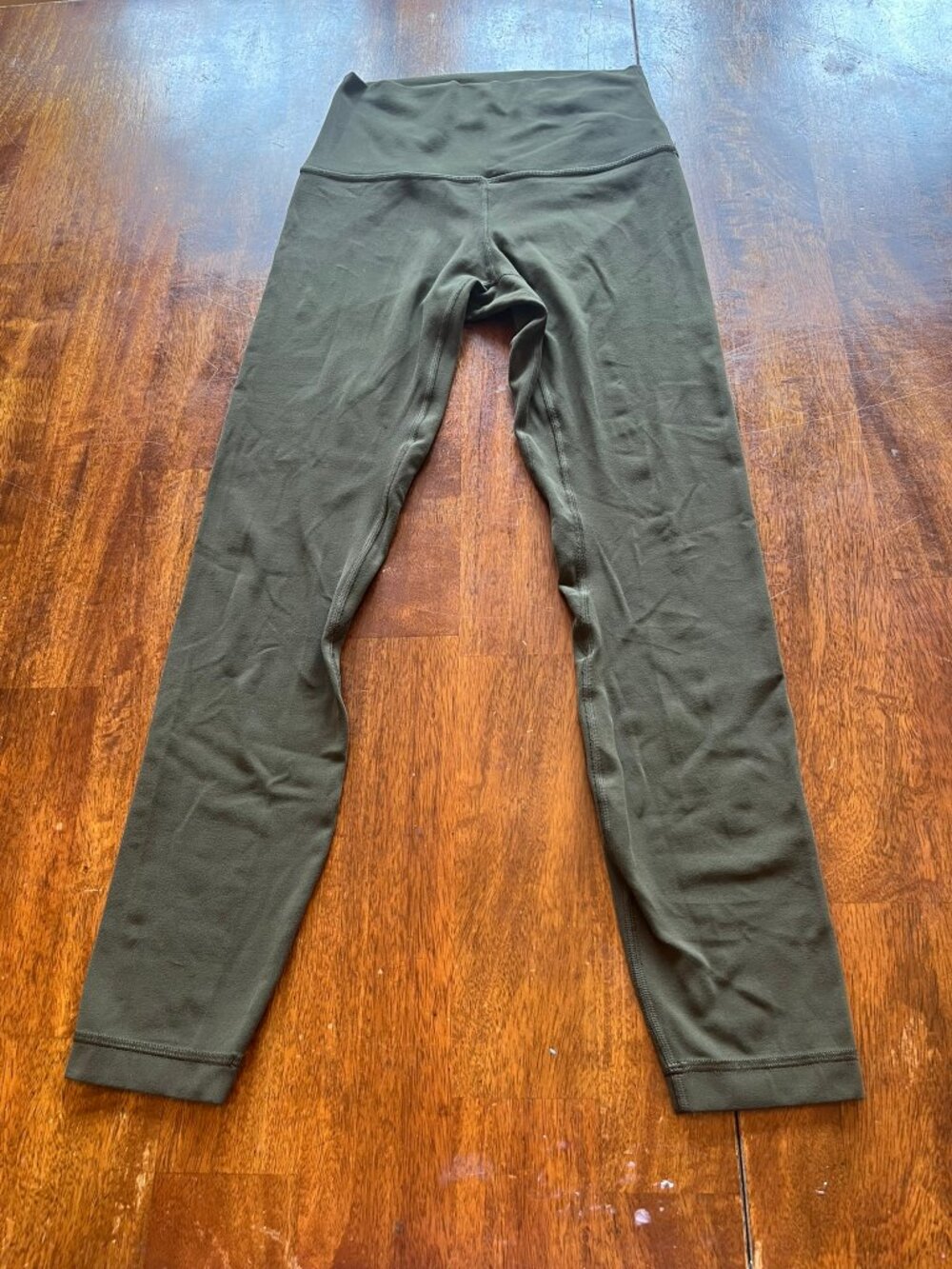 Lululemon Align Pant II 25" Leggings Dark Olive/Green High-Rise Size 4